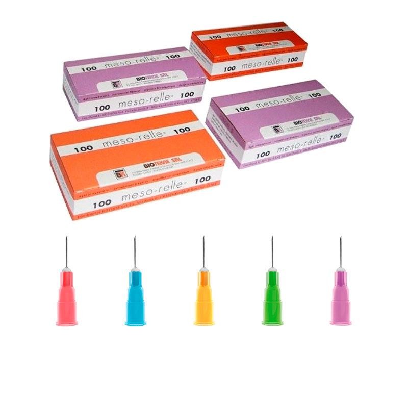 AGUJA LIPOTERAPIA MESO-RELLE 24G X 100MM C/25