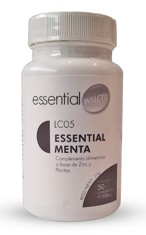 PASTILLAS DE MENTA ESSENTIAL  50 comprimidos  