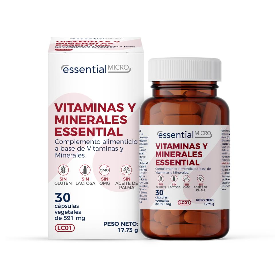 VITAMINAS Y MINERALES ESSENTIAL  30 cápsulas 